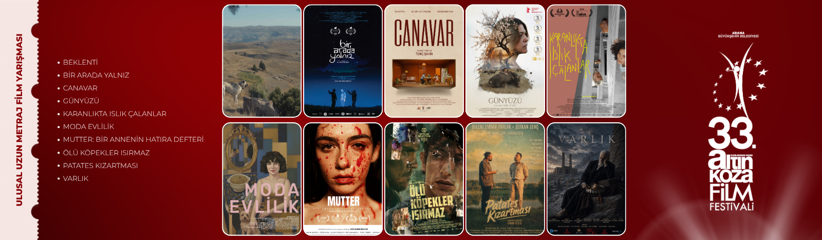 Uluslararası Adana Altın Koza Film Festivali International Adana Golden Boll Film Festival 26 Eylül- 4 Ekim 2026 (2)
